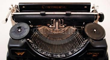 Régi Continental 340 típusú táskaírógép, jó állapotban, működik