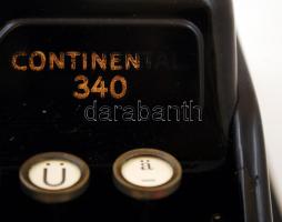 Régi Continental 340 típusú táskaírógép, jó állapotban, működik