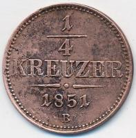 1851B 1/4Kr Cu T:2,2-