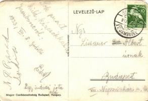 1933 Budapest / Gödöllő jamboree; kiadja a Magyar Cserkészszövetség So. Stpl