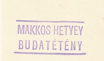 1933 Makkos Hetyey Pál (Budatétény): Madárfészkek kutatója, aláírt, pecséttel jelzett vintage fotómű...