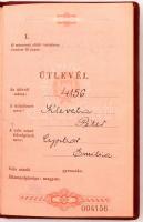 1958-1994 a Magyar Népköztársaság által kiállított 4 db kitöltött, fényképes útlevél, 2 db bordó, il...