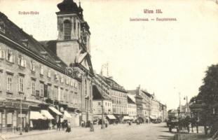 Vienna, Wien III. Rochus-Kirche, Landstrasse / chucrh, street (EK)