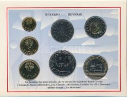Portugália 1994. 1Esc-200Esc (7xklf) forgalmi sor, eredeti tokjában T:BU
Portugal 1994. 1 Escudo - 2...