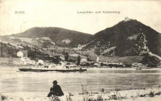 Vienna, Wien; Leopolds- und Kahlenberg, steamship (EK)