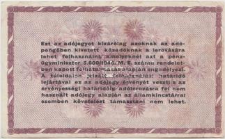 1946. 17db vegyes Adópengő T:vegyes