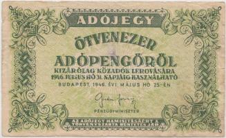 1946. 17db vegyes Adópengő T:vegyes