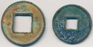 Kína / Császárság / Wang Mang 9-24. 1W "Huo-Ch'uan" (3,2g) + Kína / Császárság 112-55...