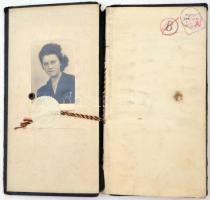 1942 Bölcsészettudományi egyetemi leckekönyv, Domanovszky Sándor, Prohászka Alajos, Szidarovszky Ján...