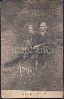 1928 Homorod-fördői emlékek, 3 db feliratozott fotólap, 9x14 cm