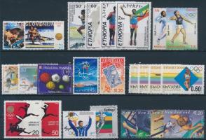 Sydney Summer Olympics 26 stamps with sets, Nyári Olimpia, Sydney 26 db bélyeg, közte sorok