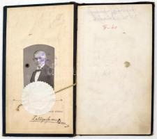 1912 Schuller Alajos és más oktatók aláírásai vegyészmérnöki egyetemi leckekönyvben