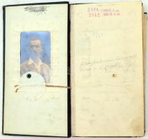 1933 Eckhart Ferenc jogtörténész és más neves oktatók aláírásai jogász egyetemi leckekönyvben