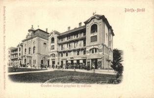 Bártfafürdő, Erzsébet királyné gyógyház és szálloda, Eschwig Ede F. kiadása / hotel
