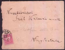 1886 Arany László (1844-1898) kézzel írt levele sógorának, Szél Kálmánnak Széll Piroska (1865-1886) ...