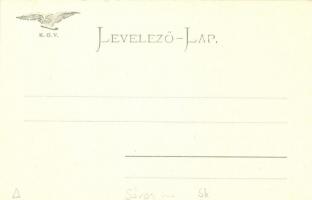 Kisladna, K.O.V. vasútállomás; kiadja Geruska Pál / railway station