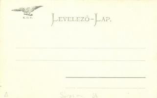 Orló, K.O.V. vasútállomás; kiadja Geruska Pál / railway station (wet corner)