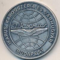1977. "Ikarus Karosszéria és Járműgyár Budapest / 100.000" fém emlékérem (40mm) T:2,2-