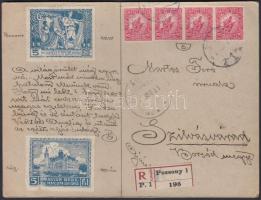 Martos Ferenc (1875-1938), író részére 1918 Schima Bandi (1882-1959) képzőművész által készített háb...