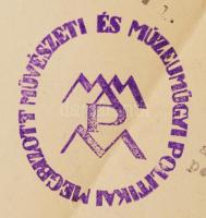 1919 Tanácsköztársasági okmány: a Közoktatásügyi Népbiztosság levele a Szlovák Tanácsköztársaság Köz...