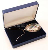 Paua függő ezüst (Ag) láncon, 5,6 g