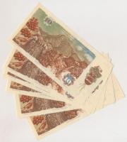 Csehszlovákia 1986. 10K (7x) sorszámkövetők T:I-,II,II-
Czechoslovakia 1986. 10 Korun (7x) sequentia...