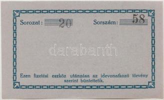 Újpest 1919. Mauthner Bőrgyár 1k + 2K váltópénz T:I,I-