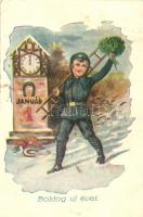 New Year, chimney sweeper (EK)