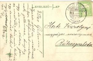 Iglófüred, Társalgó; Wlaszlavits Gusztáv kiadása  / villa