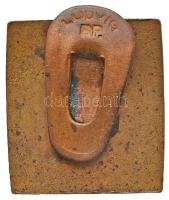 ~1930. "M. É." festett fém irredenta jelvény, hátoldalon "LUDVIG BP" gyártói jel...