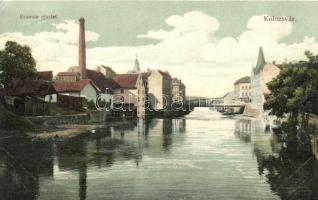 Kolozsvár, Szamos, Schuster Emil kiadása / River (EK)