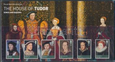 Tudors set in decorative holder, Tudor házi uralkodók sor díszcsomagolásban