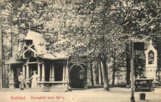 Karlovy Vary, Karlsbad, Marienbild beim Aberg (EK)