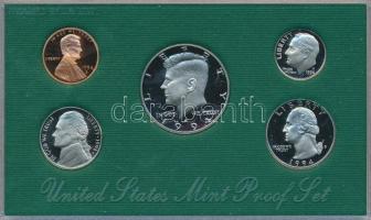 Amerikai Egyesült Államok 1994. 1c-1/2$ (5xklf) forgalmi szett dísztokban T:PP Tanúsítvánnyal
USA 19...