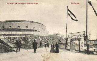 Budapest XI. Gellért hegyi Nagy-Vendéglő, Fodor Berczi kiadása (kis szakadás / small tear)