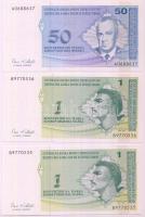 Bosznia-Hercegovina 1998. 1M (2x) sorszámkövetők + 50pf T:I
Bosnia-Herzegovina 1998. 1 Marka (2x) se...