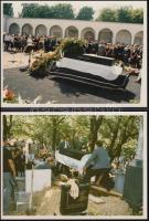 1988 Gobbi Hilda temetése 4db fénykép. 13x18cm