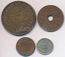 Holland Kelet-India 1936. 1c + 1942S 1/10G Ag + 1945P 2-1/2c T:2
Netherlands East Indies 1936. 1 Cen...