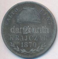 1870KB 20Kr Ag "Ferenc József" T:2-,3