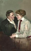 Romantikus pár, s: Clarence F. Underwood, Romantic couple s: Clarence F. Underwood