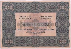 1920. 10.000K "Orell Füssli Zürich" piros sorozat- és sorszámmal T:III