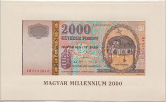 2000. 2000Ft "Millennium" T:I Eredeti bontatlan díszcsomagolásban!