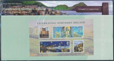 Észak Írország Nemzeti ünnep blokk díszcsomagolásban, Northern Ireland National Day block in decorative holder