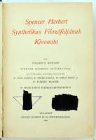 Collins F. Howard: Spencer Herbert Synthetikus Filozófiájának Kivonata. Pekár Károly dr. életrajzi b...