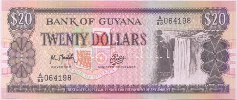Guyana 1989. 20$ T:I Guyana 1989. 20 Dollars C:UNC