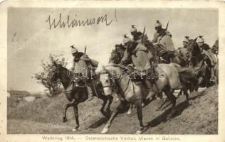 Weltkrieg 1914 - Österreichische Vorhut, Ulanen in Galizien / K.u.K. Uhlans in Galicia (EB)