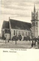 Beszterce, Evangélikus templom, Piac tér / Evangelical church, market place