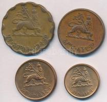Etiópia 1936. 1c + 5c + 10c + 25c mind "Hailé Szelasszié" T:2,2-
Ethiopia 1936. 1 Cent + 5...
