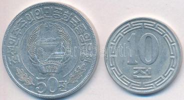 Észak-Korea 1959. 10Ch Al + 1978. 50Ch Al T:2 North Korea 1959. 10 Chon Al + 1978. 50 Chon Al C:XF
