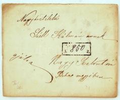 cca 1882 Széll Piroska (1865-1886) levele apjához, Szél Kálmán szalontai esperesnek friss hírekkel é...